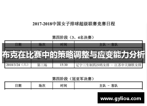 布克在比赛中的策略调整与应变能力分析